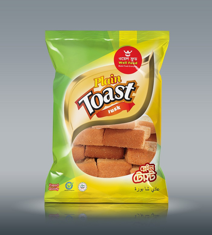 Well Food Plain Toast 250gm