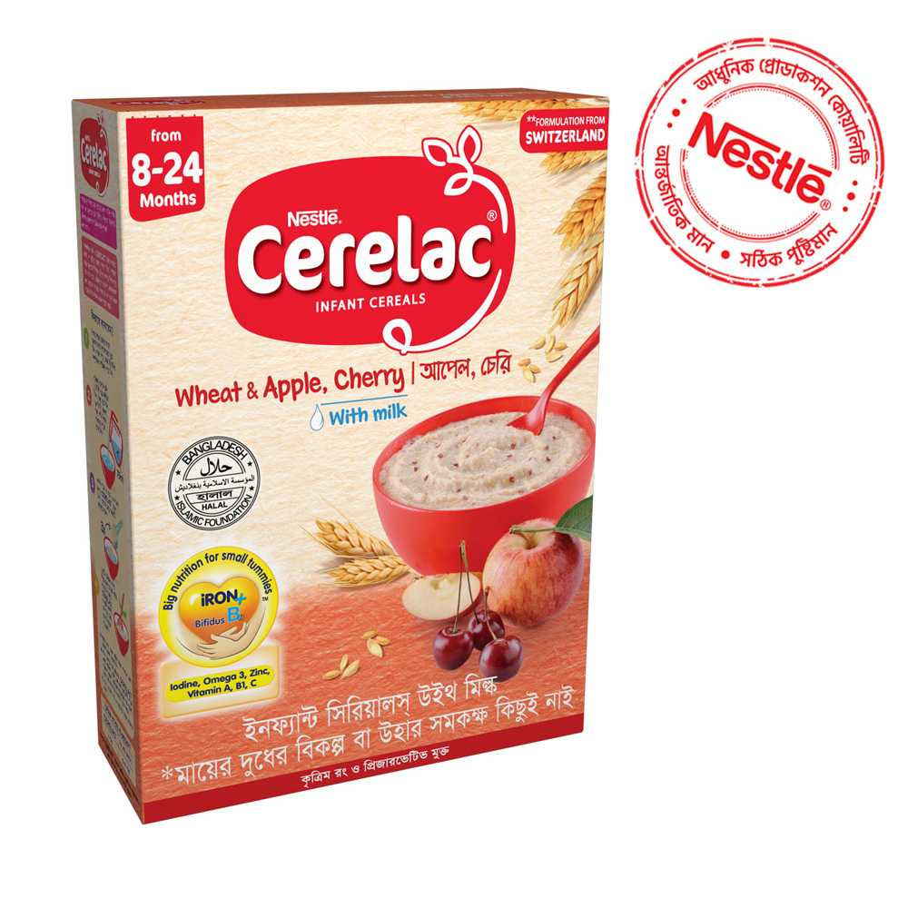 Nestlé Cerelac 2 Apple & Cherry Baby Food (8 M+) 400 gm