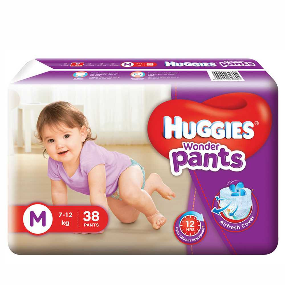 Huggies Baby Diaper WonderPants Pant M 7-12 kg