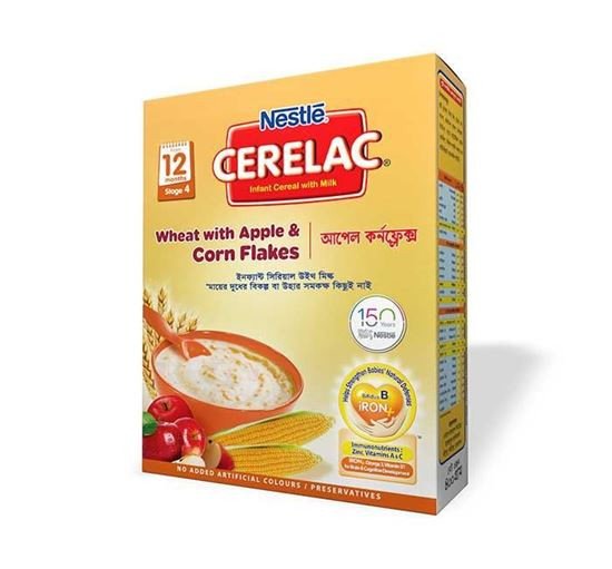 Nestlé Cerelac 4 Apple Corn Flakes (12 M+) 400 gm