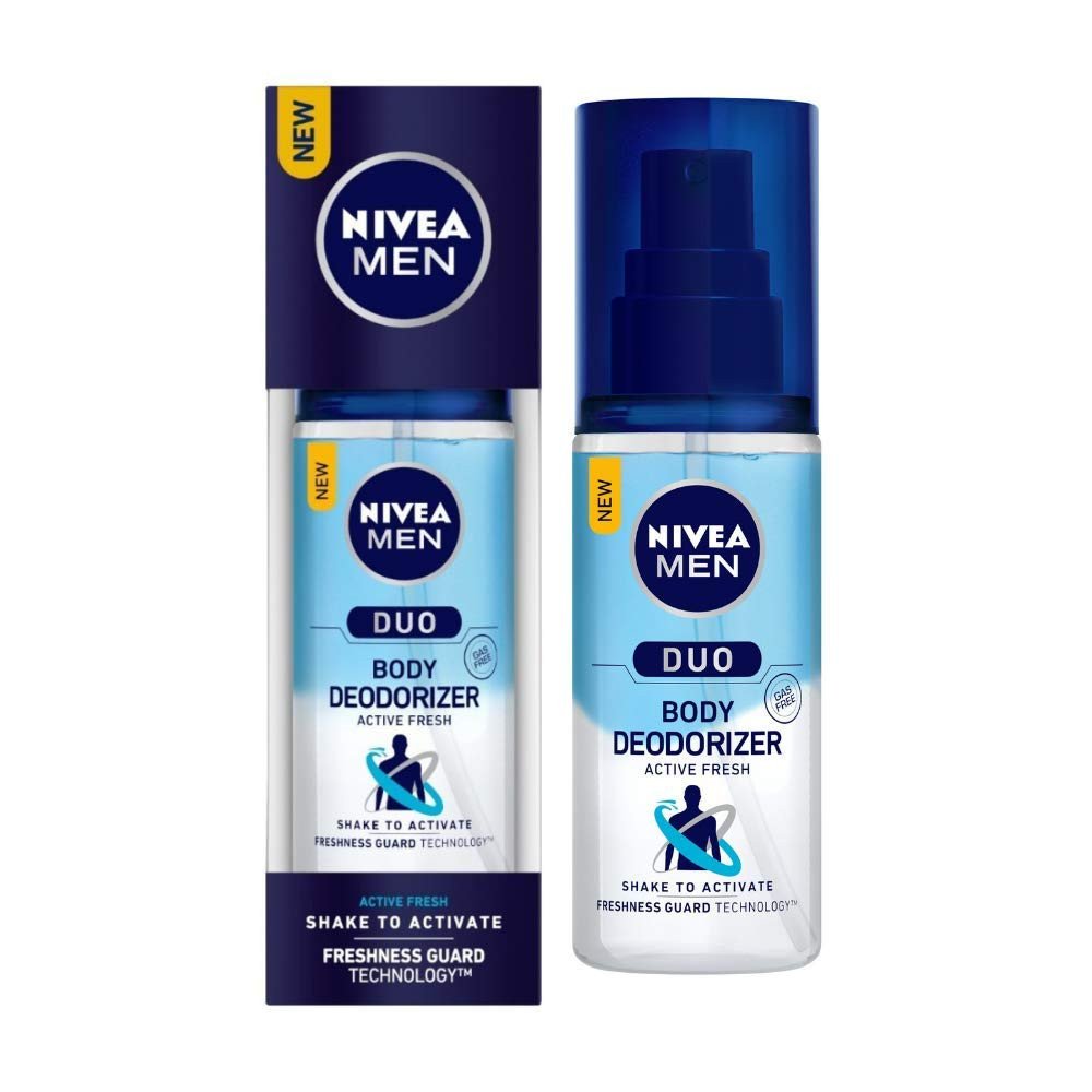 Nivea Duo Body Deodorizer Active Fresh 100gm